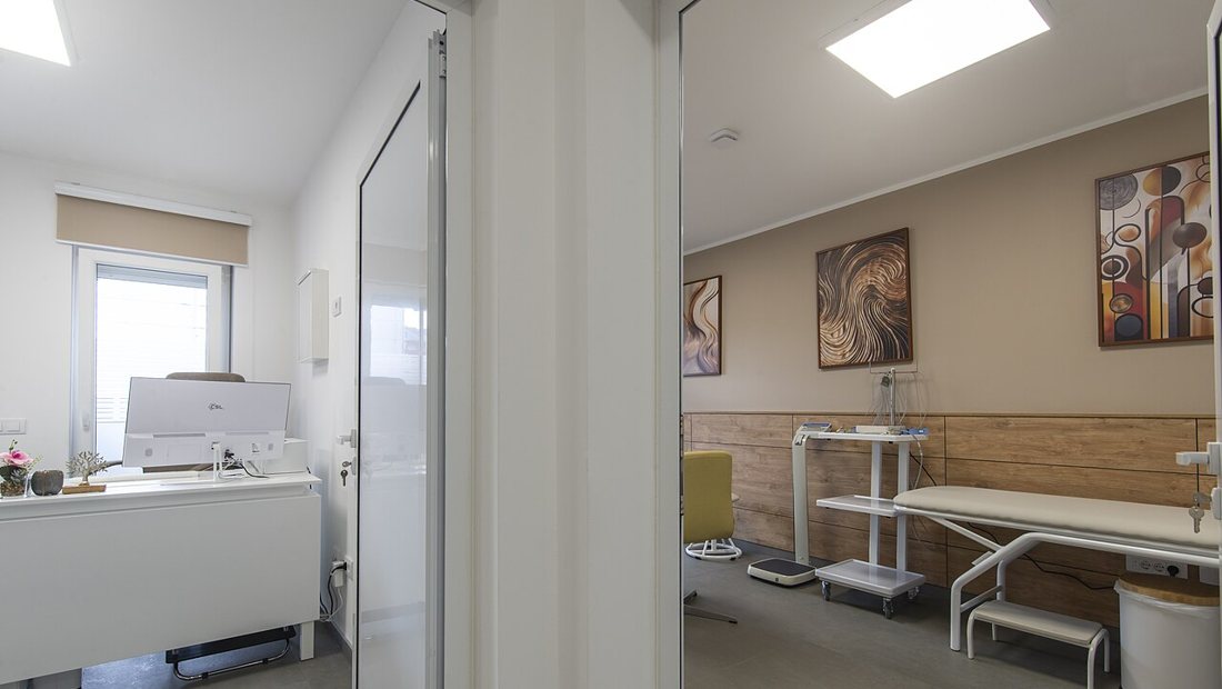 A clean, modern open-plan office